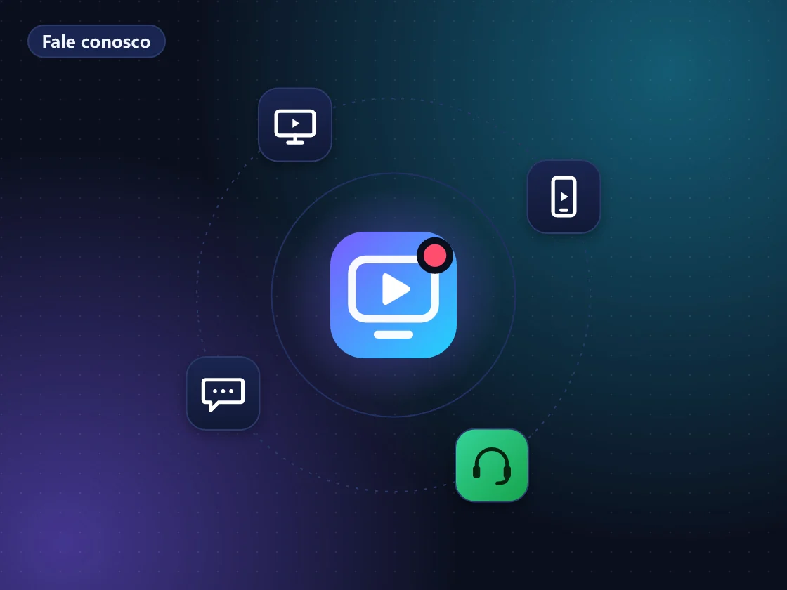 Celular com conversa de atendimento aberta ao lado de um envelope de e-mail