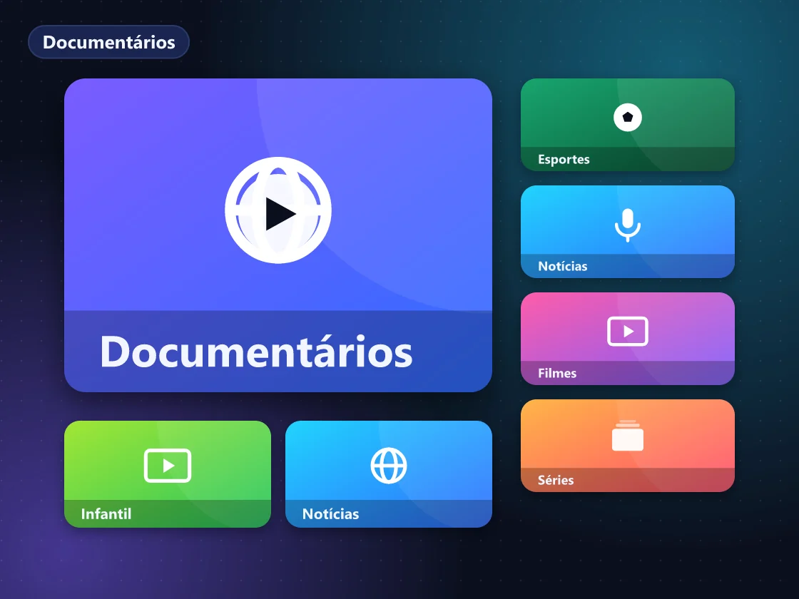 TV em 4K exibindo paisagem de natureza em cena ilustrativa de documentário
